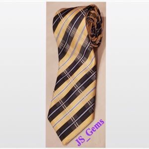 Men Gold Necktie Acce
